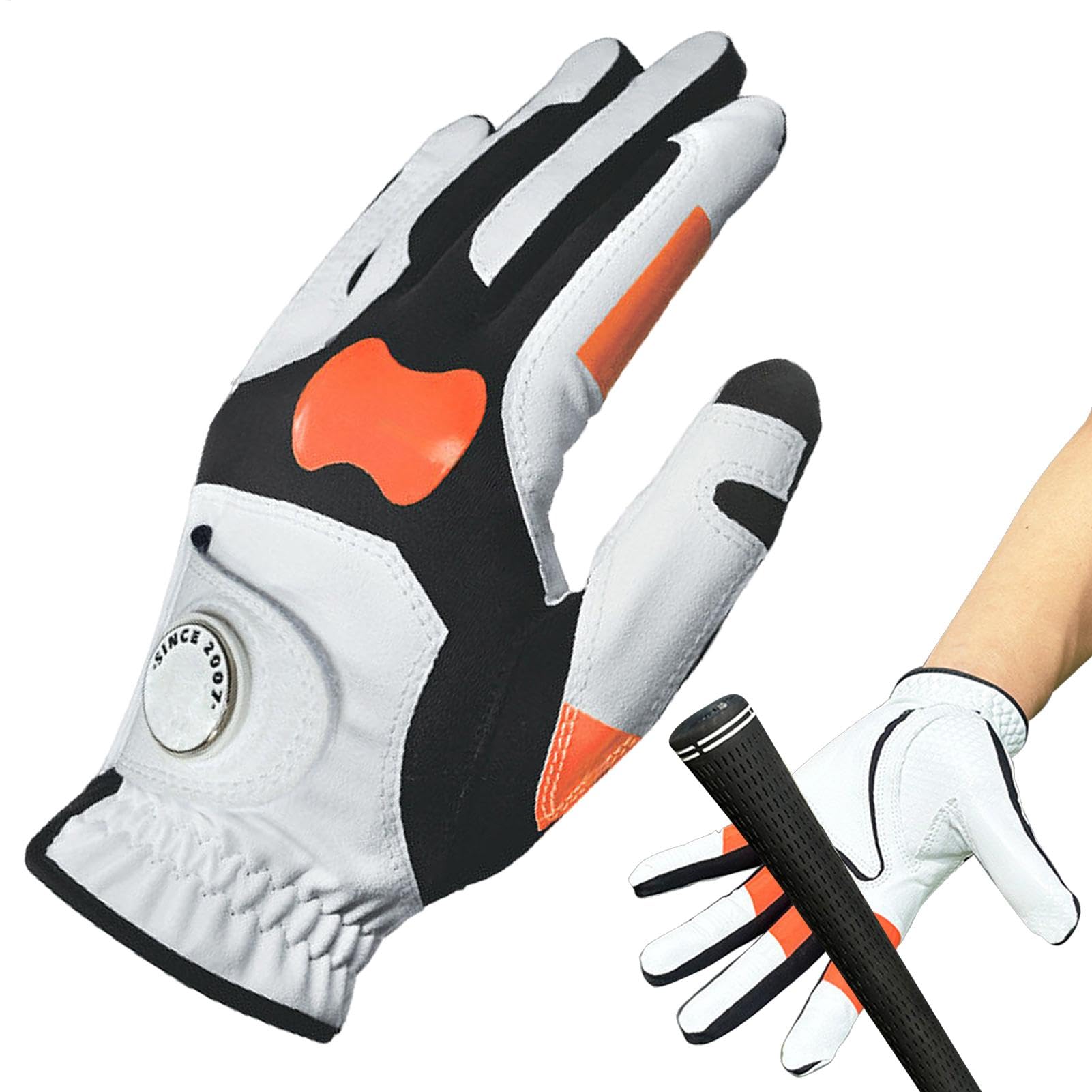 Herren-Golfhandschuhe, linke Hand, Golf-Trainingshandschuhe, Golf-Trainingshandschuhe, Grifftrainer-Handschuhe, linke Hand, Golfschwung-Korrekturhilfe, starke Golfhandschuhe