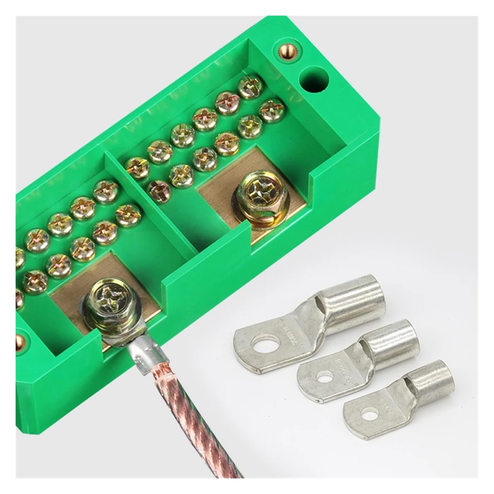 Kit de connecteurs de câbles électriques à sertir, 5 cosses en cuivre étamé SC2.5-SC95(SC95-12)