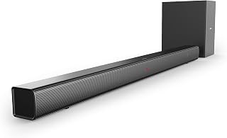 Philips 2.1 Channel Soundbar Speaker with Wireless Subwoofer, Bluetooth Streaming and HDMI Imput (HTL1520B)