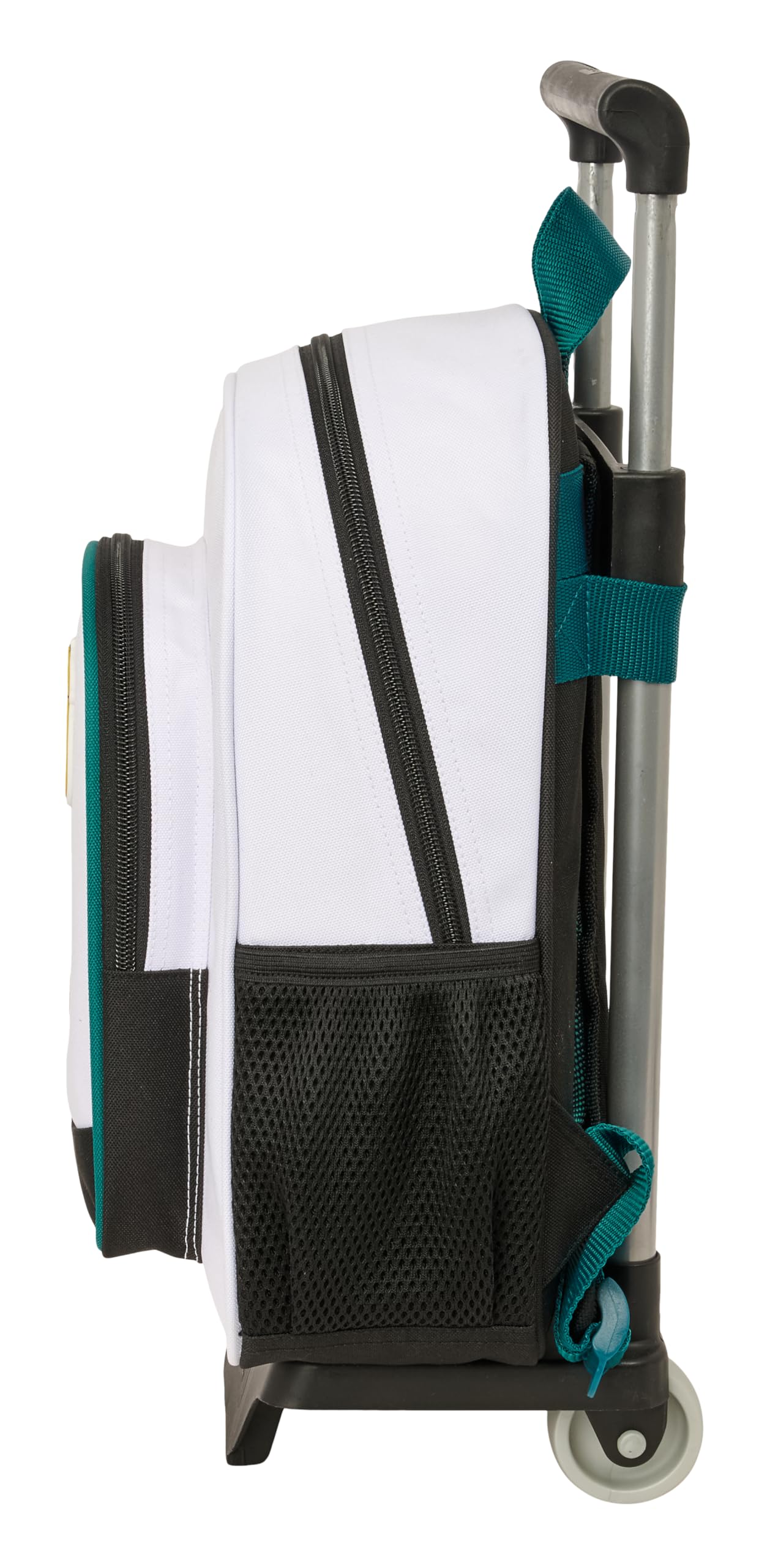 Safta REAL MADRID EQUIPACIÓN 26/27 - Mochila Infantil con Carro 705, Ideal para Niños de Diferentes Edades, Cómoda y Versátil, Calidad y Resistencia, 28x10x34 cm