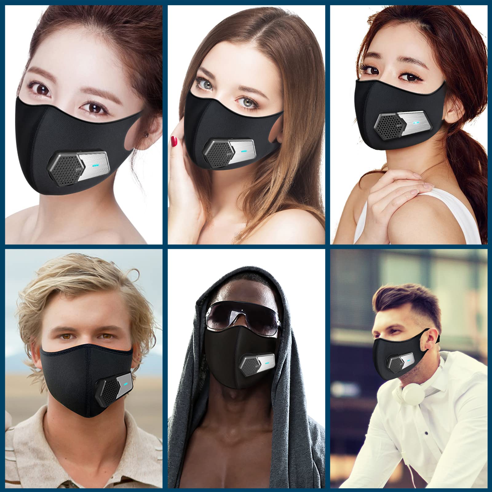 Personal Wearable Air Purifiers，Travel-Size Air Purifiers,Head