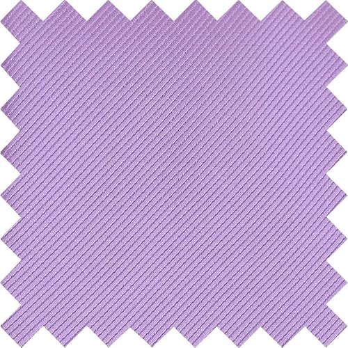 Dqt Men's Lilac Plain Twill Patterned Fabric Sample Swatches –