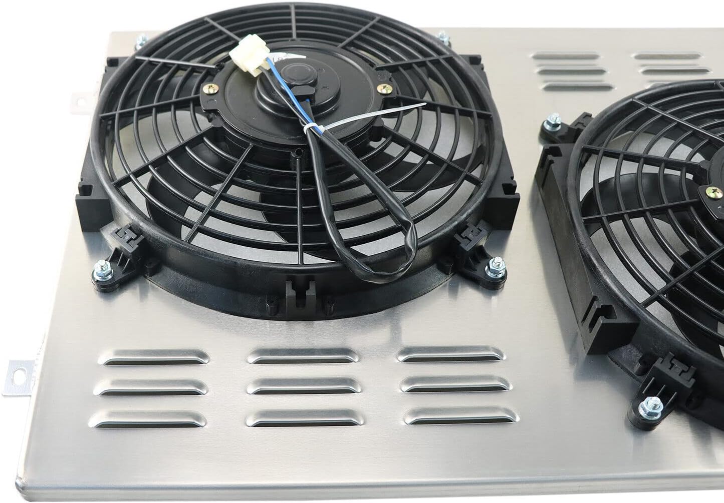 Aluminum Radiator Shroud Fan for 1963-1970 Ford Mustang Torino LTD Country Squire Sedan Galaxie Fairlane Falcon L6/V8, 67-68 Mercury Cougar/XR7 V8