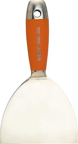 Vista 4 de Kraft Tool DW736PF - Cuchillo para juntas de acero inoxidable con mango de agarre seguro, 10 pulgadas