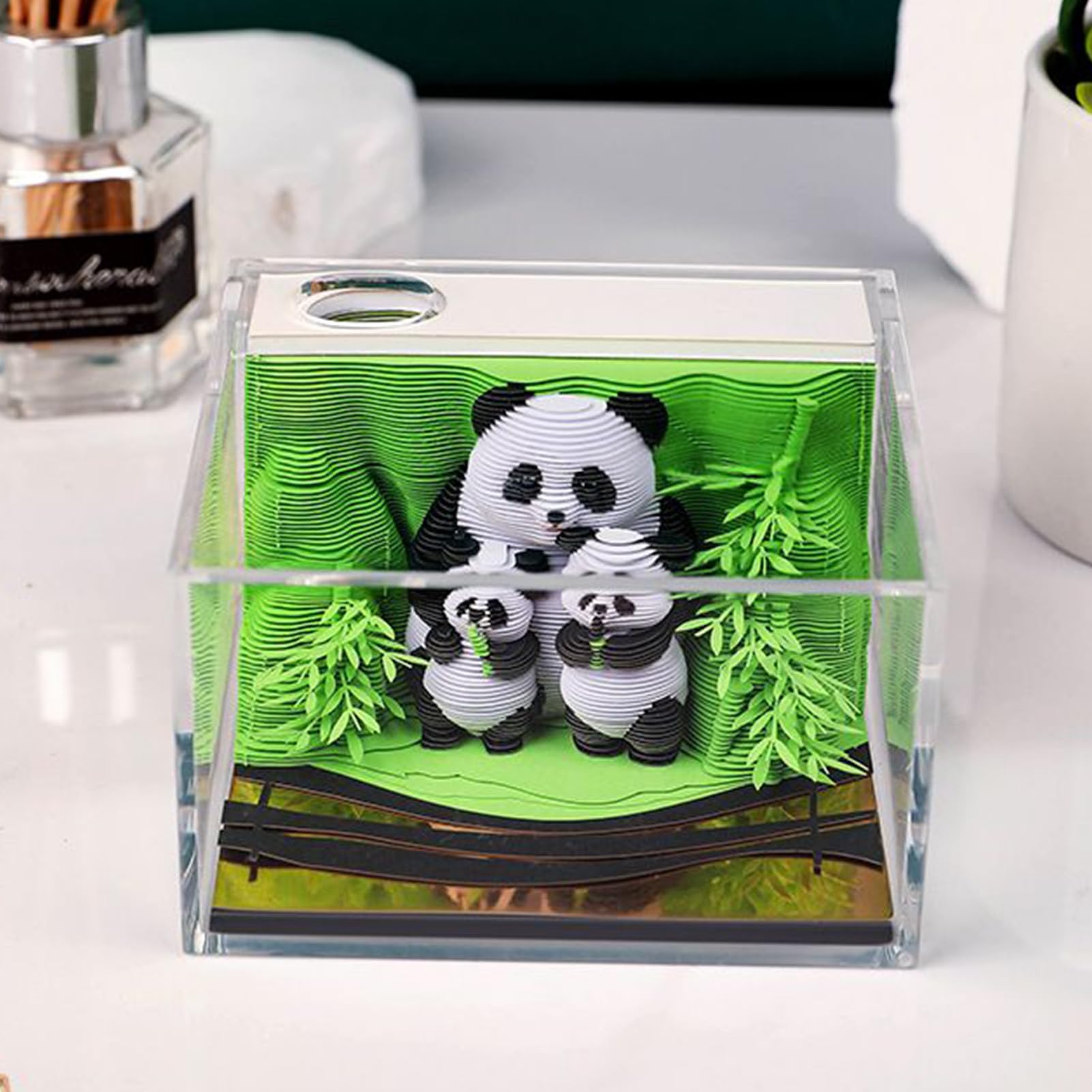 Kalendarz 3D biurko 2026 – Panda Tear Away kalendarz 3D, dekoracyjny notatnik biurko, stolik nocny, do szko?y, domu, biura, freelancerów, nauczycieli, studentów