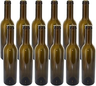 375 ML Dark Green Semi-Bordeaux Mid-Punt Bottles (12/Case)