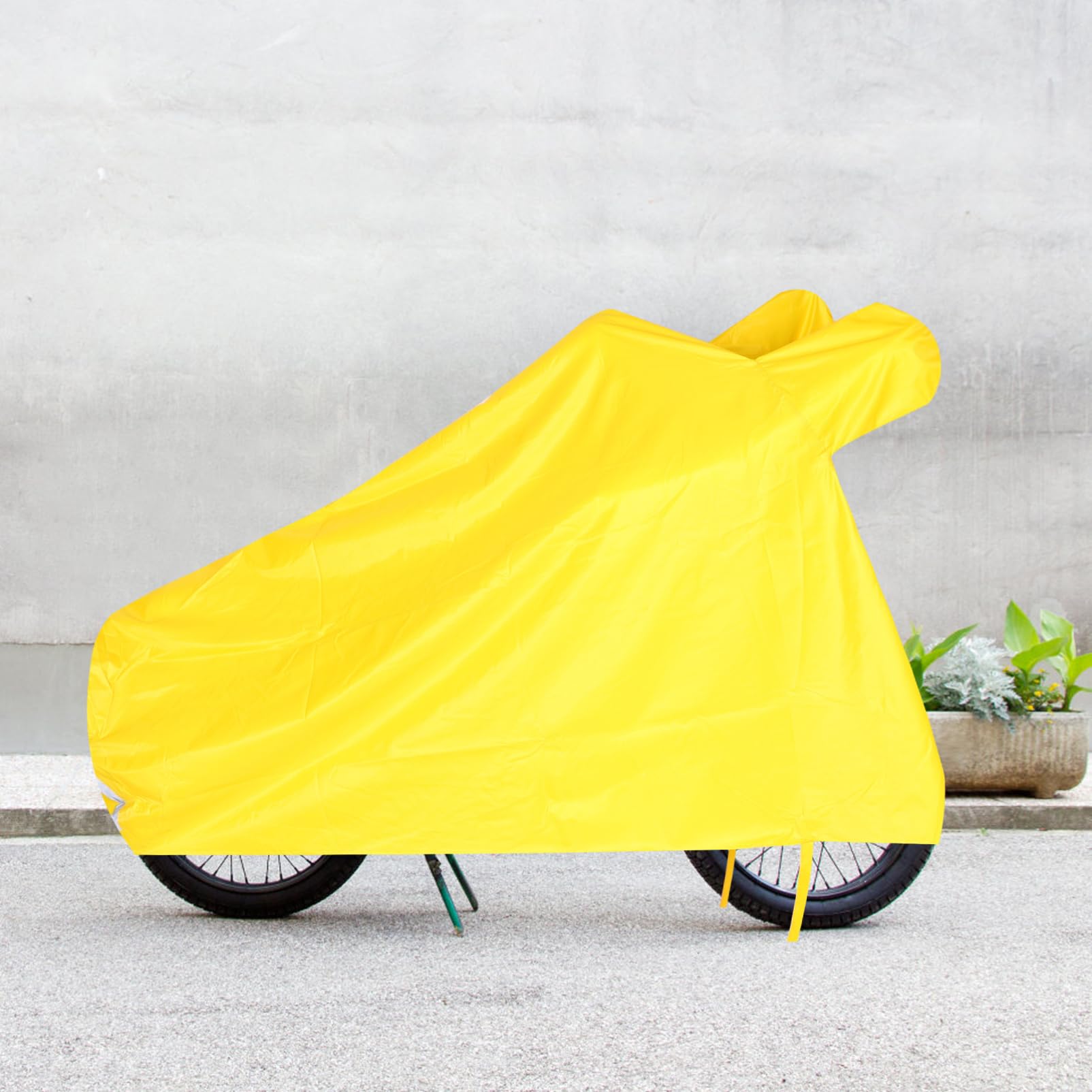 Housse de Moto Étanche Jaune 3XL en Tissu Oxford, Protection Extérieure | Anti-poussière, Protection Soleil et Pluie, Format 1 Pièce, Usage Vélo et Trottinette Électrique