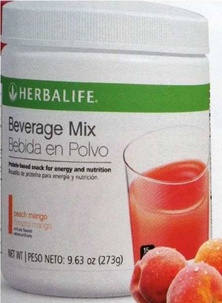 Amazon.com : Herbalife Beverage Mix Canister Peach Mango (14