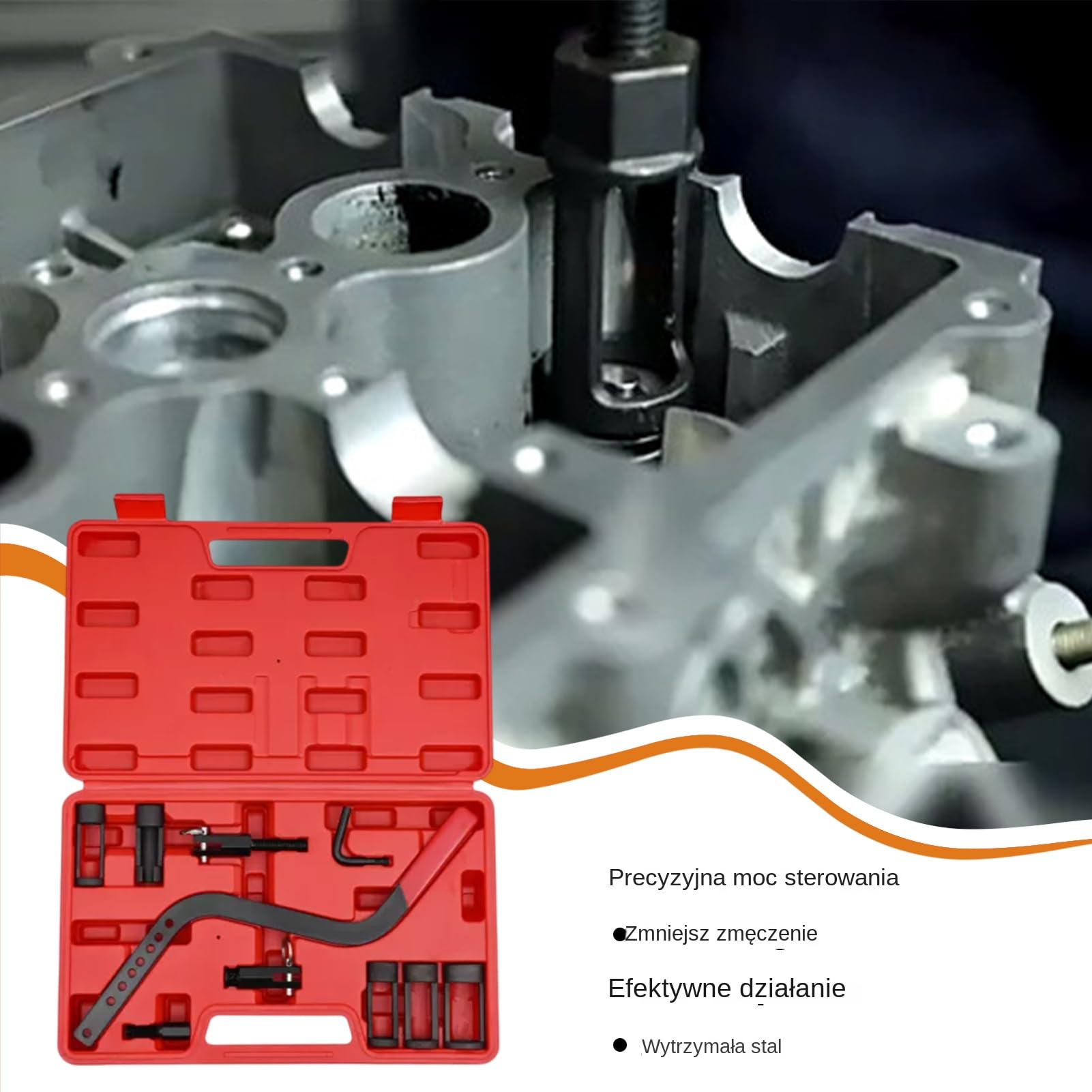 Narzędzie do sprężarki sprężyny zaworowej, Zestaw narzędzi sprężyny sprężyn | Zestaw instalatorów zaciśnięć Clamp Collet Adapters