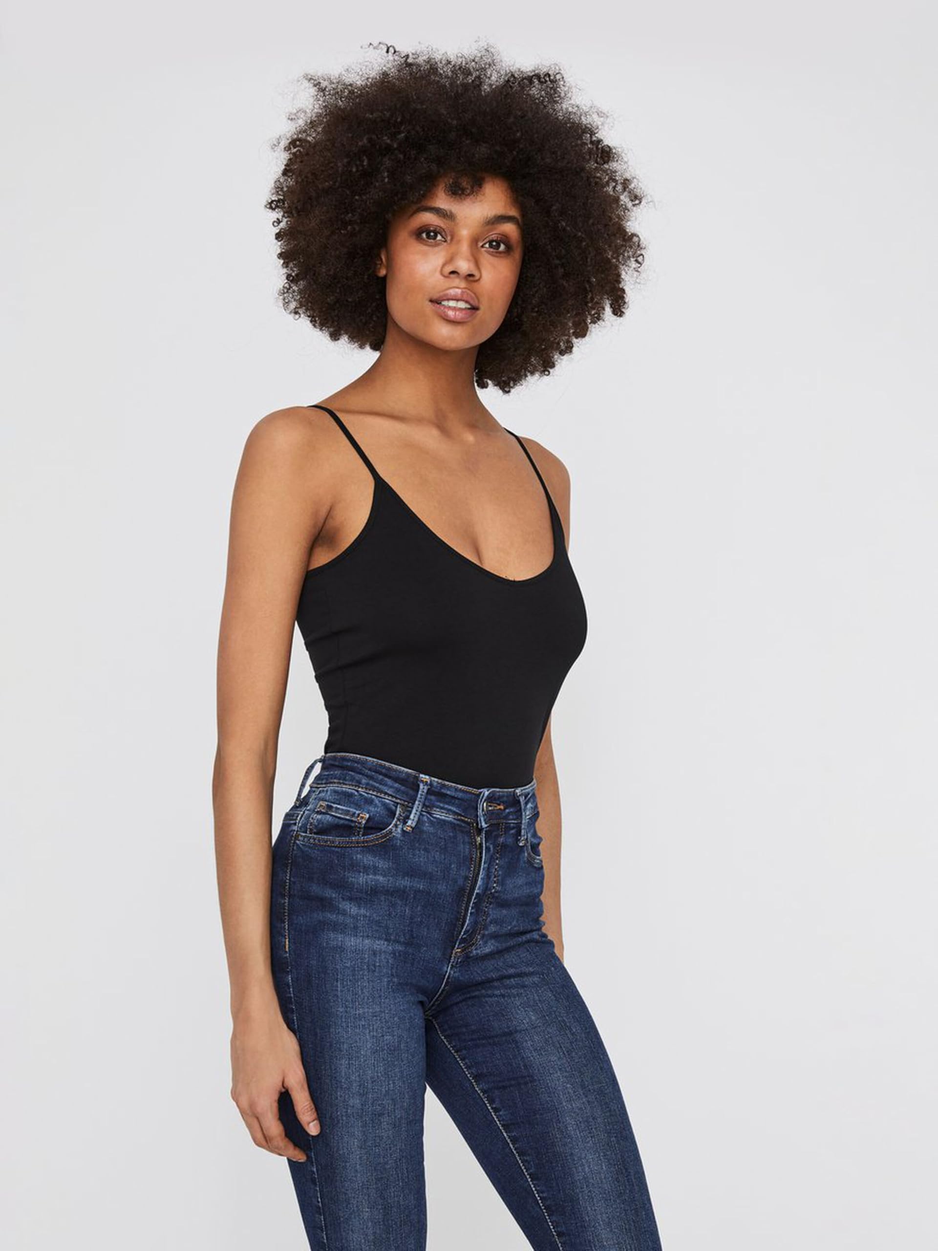 VERO MODA Vmmaxi My Soft V Singlet Noos Top pour Femme