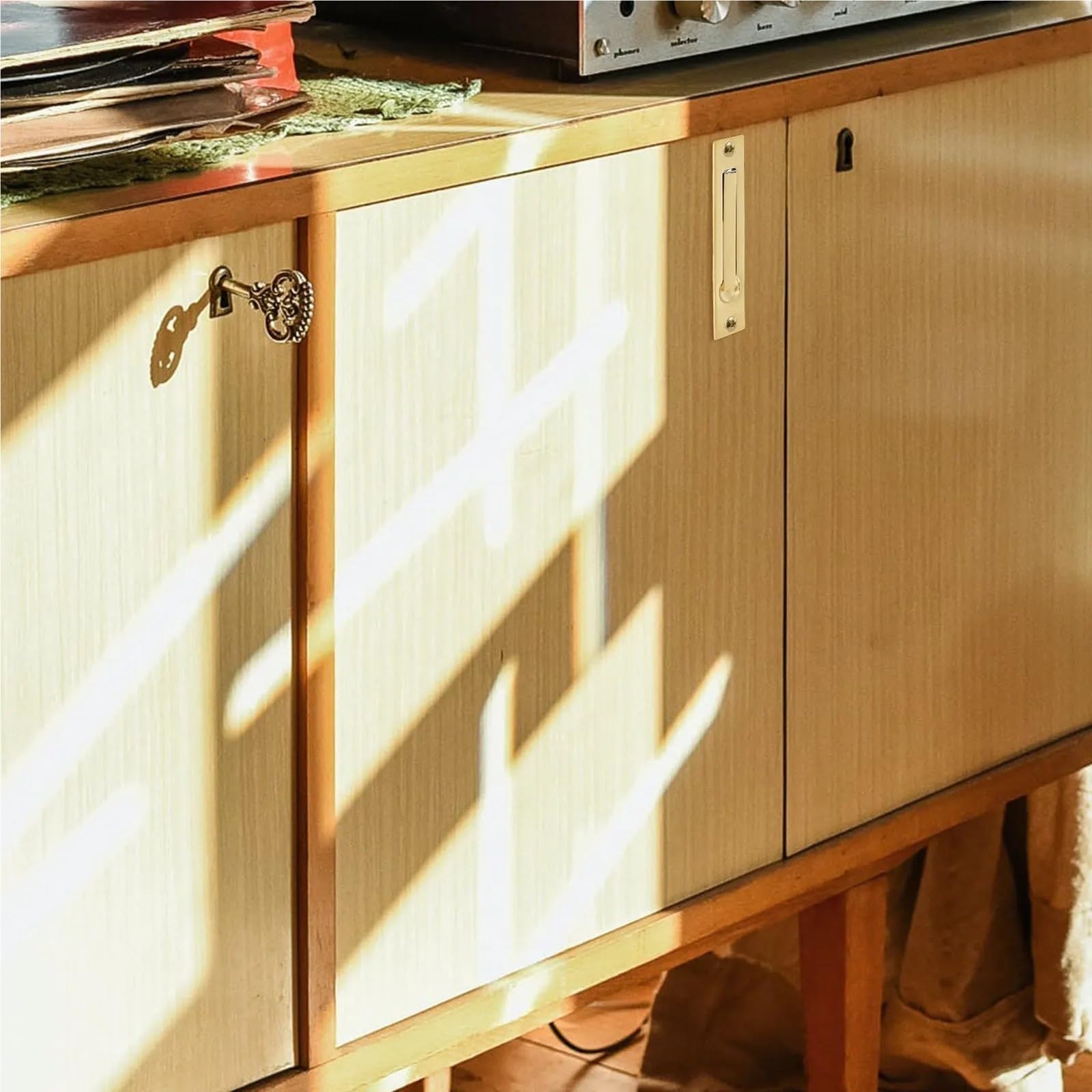 Versenkte Unsichtbare Möbelgriffe for Schubladen, Schränke, Kleiderschränke, Küchen, Kommoden, Schranktüren, Platzsparend, Modern für Türen