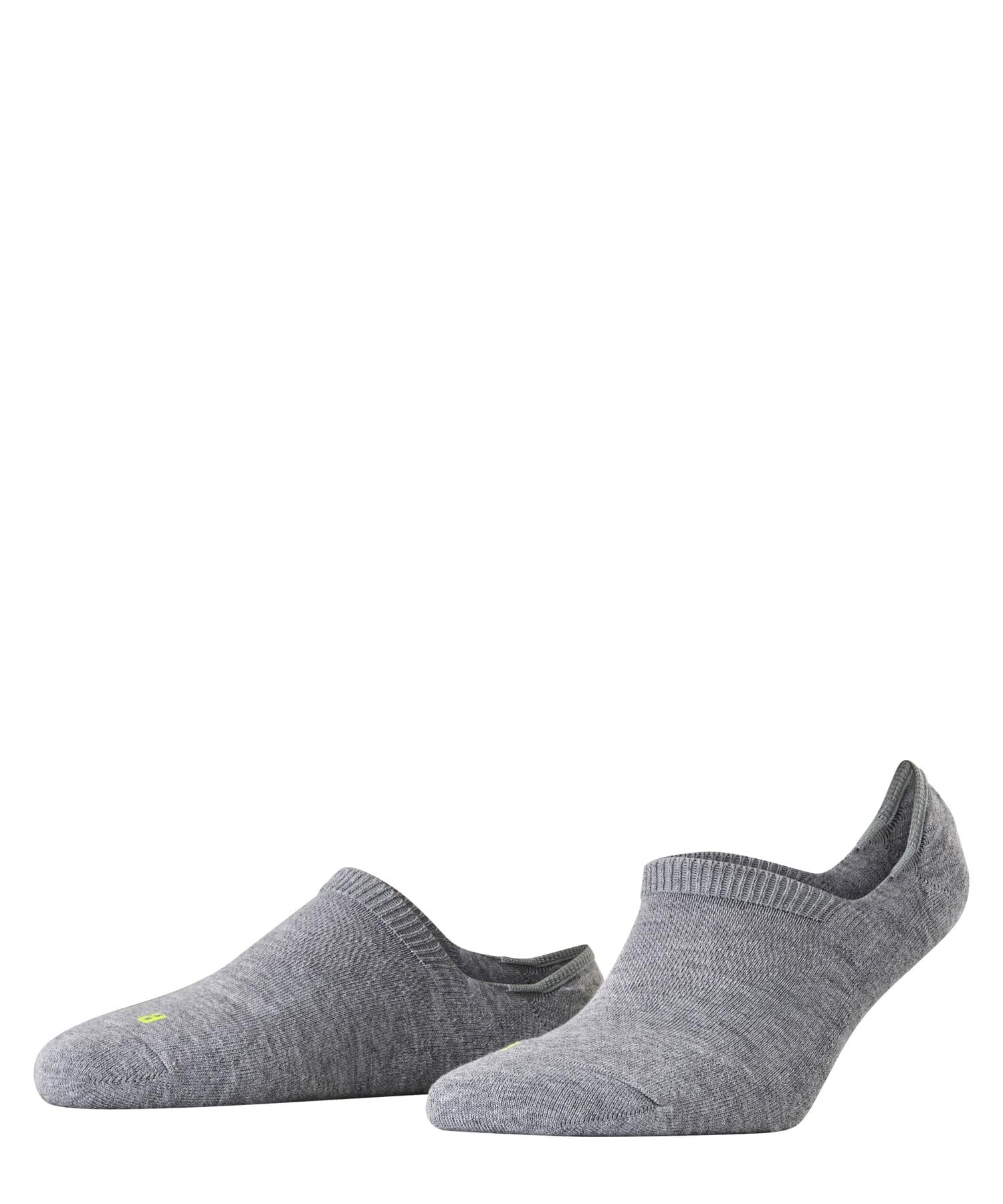 Falke Women's Grey Light Melange 3775 Cool Kick Invisible W In Soft Breathable Quick Drying No-Show Plain 1 Pair Liner Socks, 2.5-3.5
