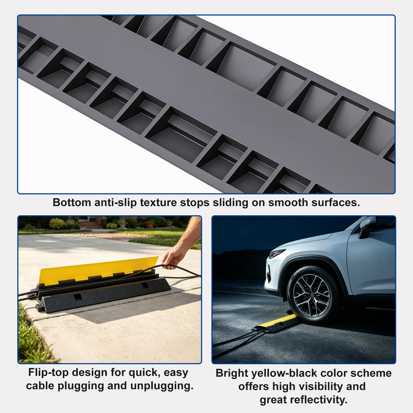 Rubber Cable Ramps - Protect Your Cables & Hoses -2