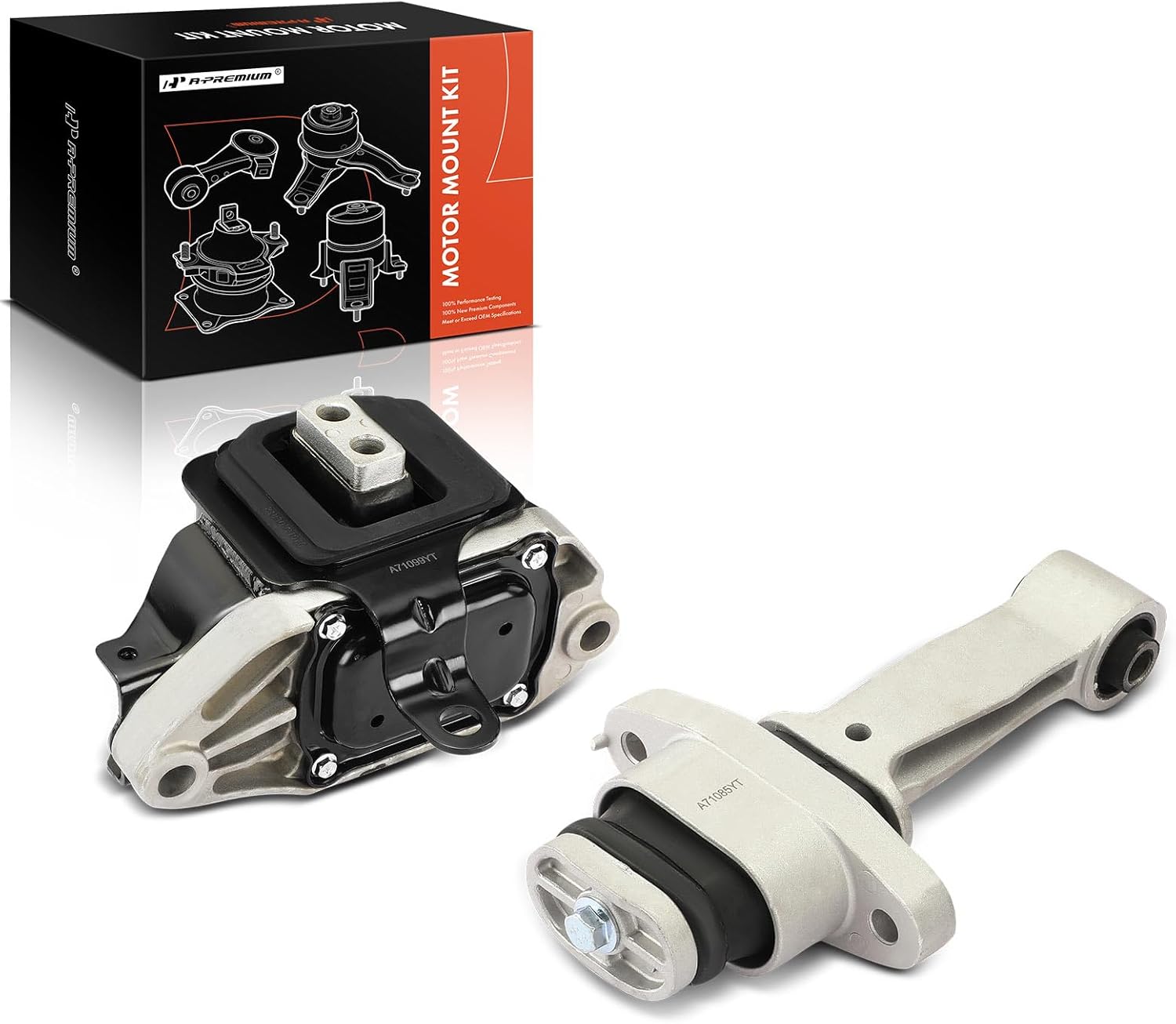 A-Premium 2PCS Transmission Mount and Torque Strut Mount Kit Compatible with Hyundai Sonata 2015 2016 2017, 2.0L 2.4L, Automatic Transmission Only, Replace# 21830C1170, 21830D4100