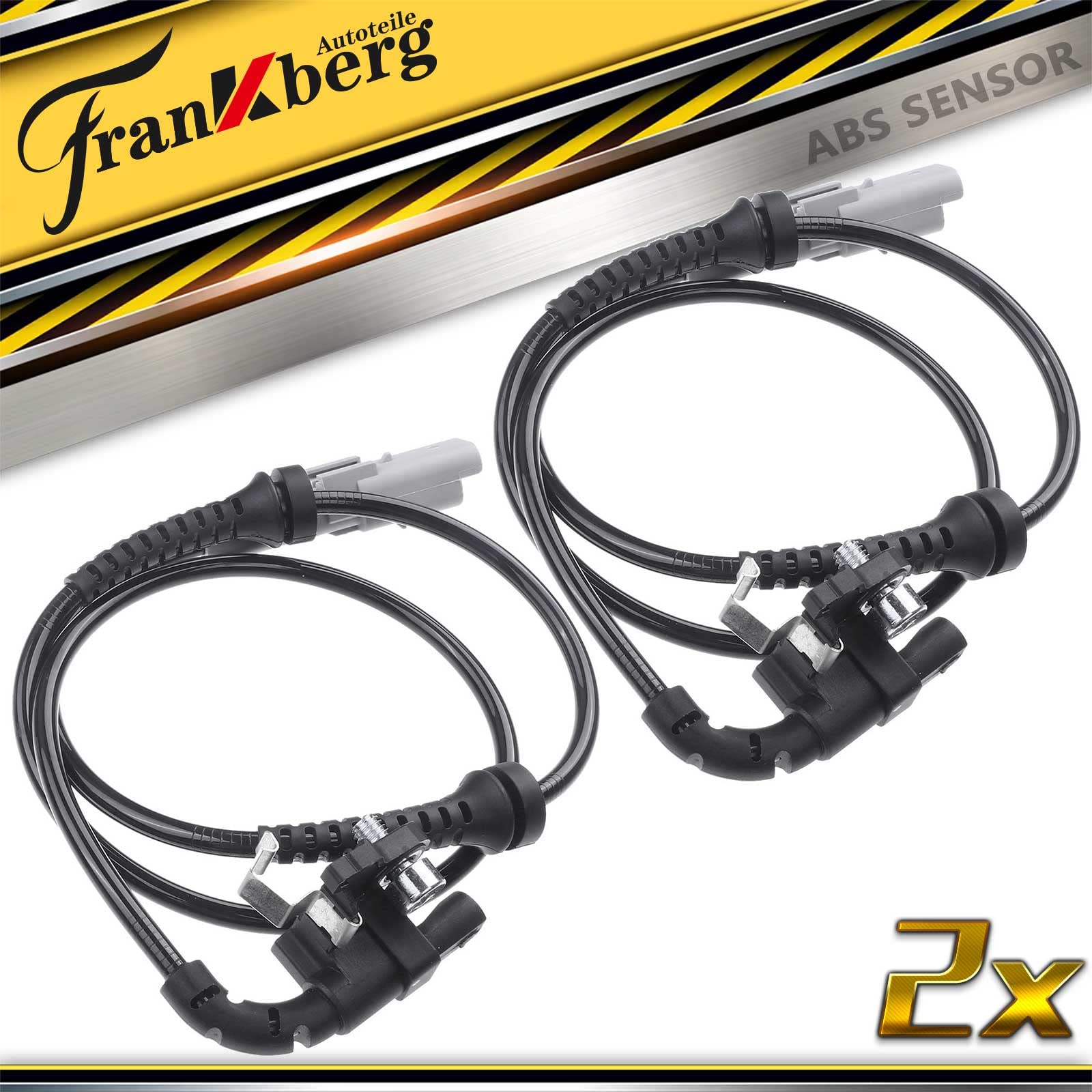 Frankberg 2 sensori di velocità ruota ABS posteriori 454508 | Compatibile con: 307 3A/C, C4 II NC, 307 SW 3H, 308 CC 4B, 308 SW I 4E 4H, C4 I LC, C4 Berlina, 307 Pausa 3E, DS4 NX
