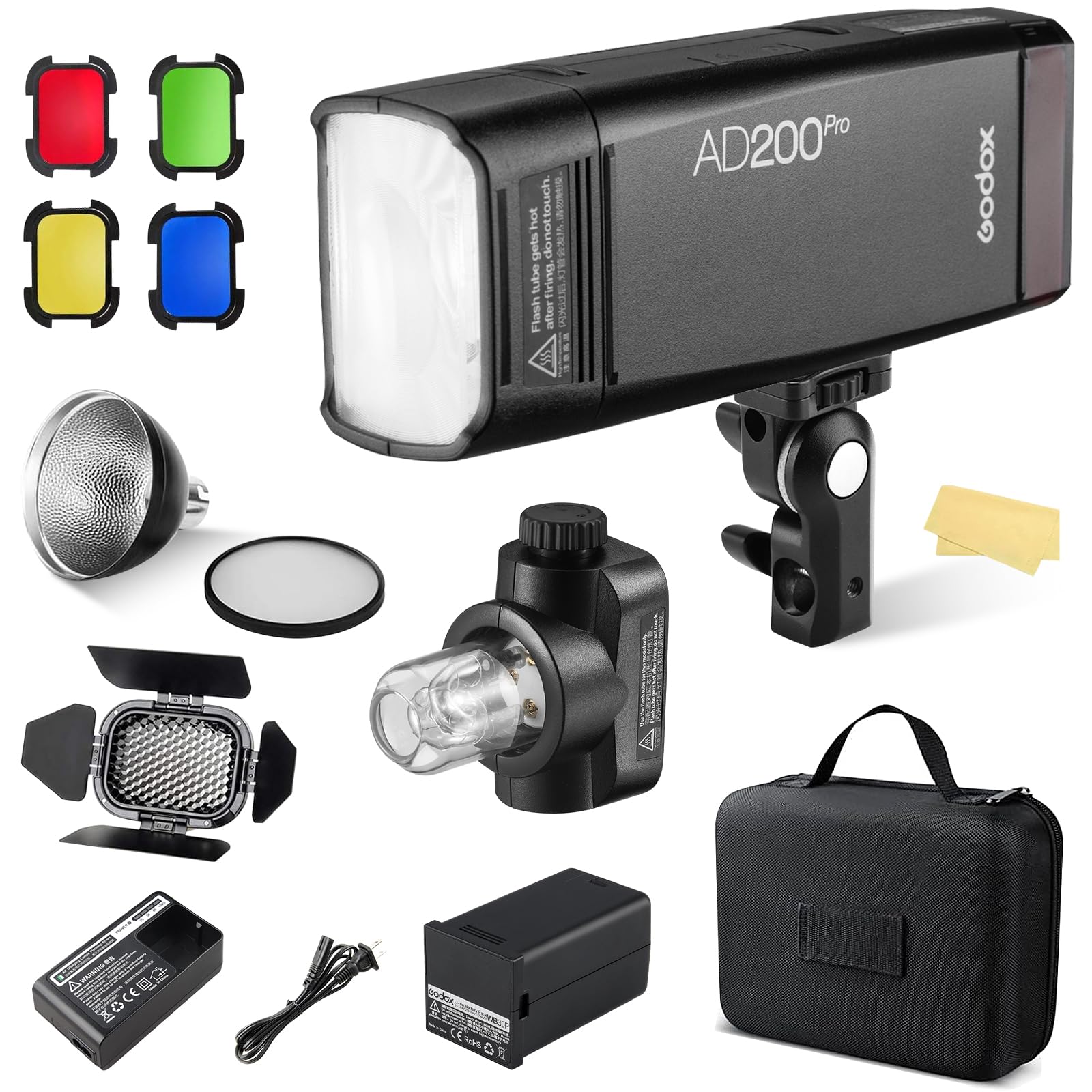 【美品】godox ad200 ストロボ スピードライト ワイヤレス発光 Amazon | Godox AD200Pro ポケット TTL スピードライト