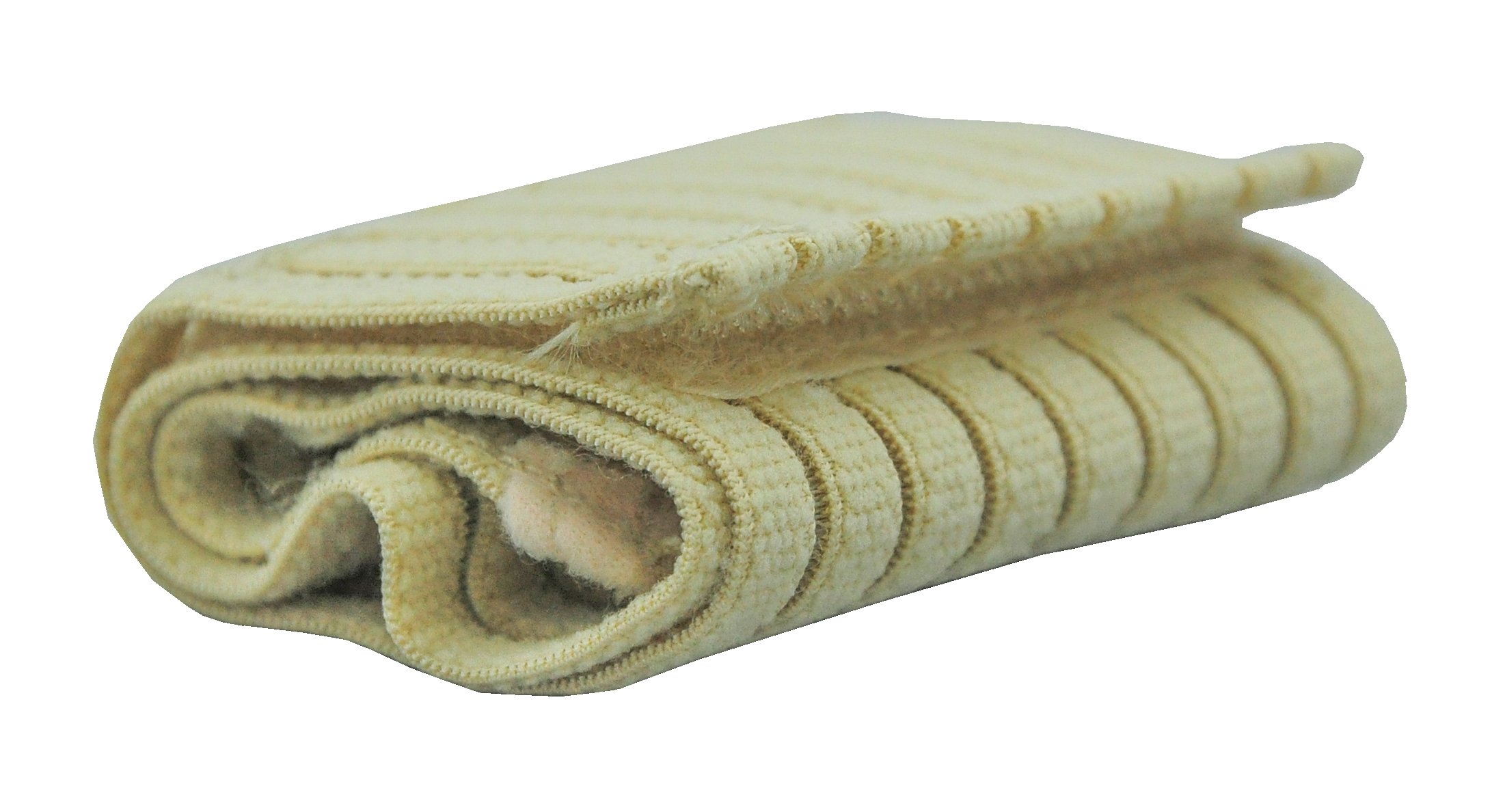 ObboMed® MB-1100 Elastic Wrist Support Wrap with Hook and Loop Fastener for Size Adjustment, Wrist Pain, Sports Band Brace Protector – One Size Fits All- Beige