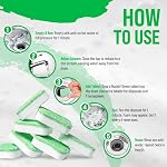 Rockin' Green Deep Cleaning and Deodorizing Tablets for Dishwashers, Washing Machines, and Garbage Disposals, Removes Odor and Residue (Garbage Disposal Cleaning Tablets, 24 Count)