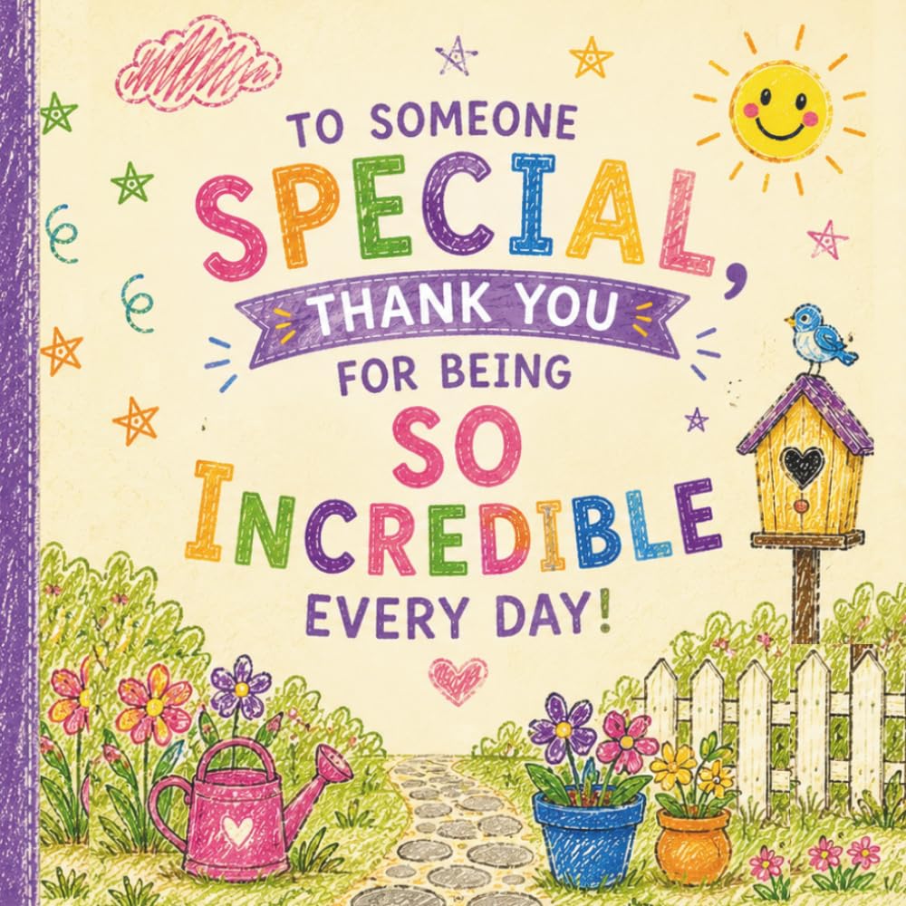 "To Someone Special, Thank You for Being So Incredible Every Day!": A Fill-In, Draw & Color Appreciation Book for Someone Special (Ages 4–10) | ... & Draw Children's Gift Book Series for Kids)