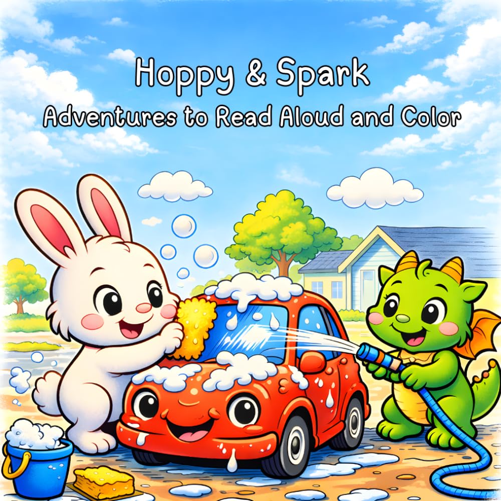 Hoppy & Spark - Adventures to Read Aloud and Color