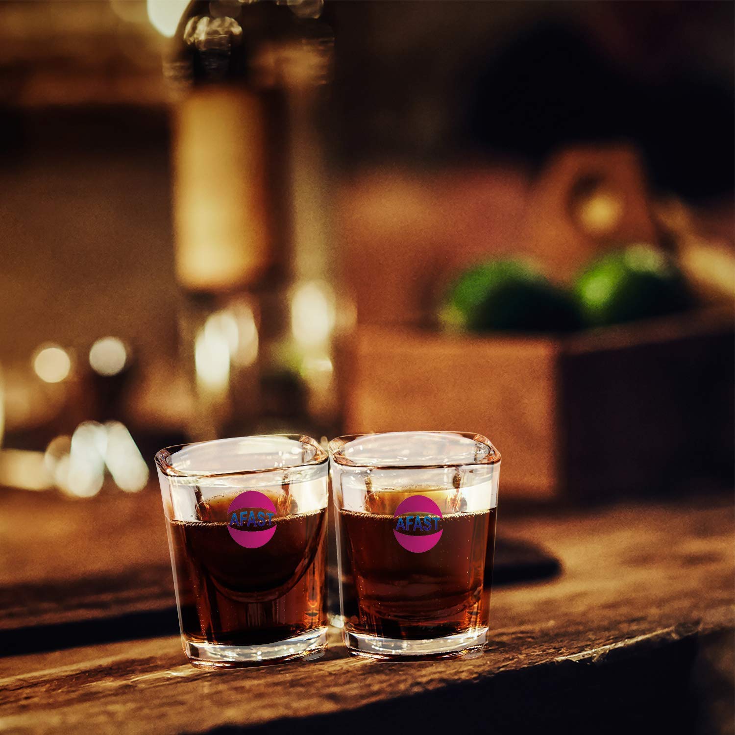 Somil Clear Shot Glasses Add Fun and Style to Every Celebration and Toast. Enjoy Your Party, 50 ml, Capacity, Pack of 2, Size: 6 X 5 X 5 Cm