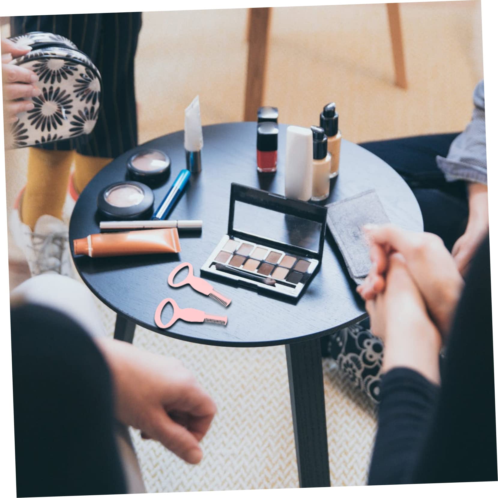 TOVINANNA Makeup Artist's Essential 20pcs Mascara Shield Applicator Brush Eyelash Curler Set Random