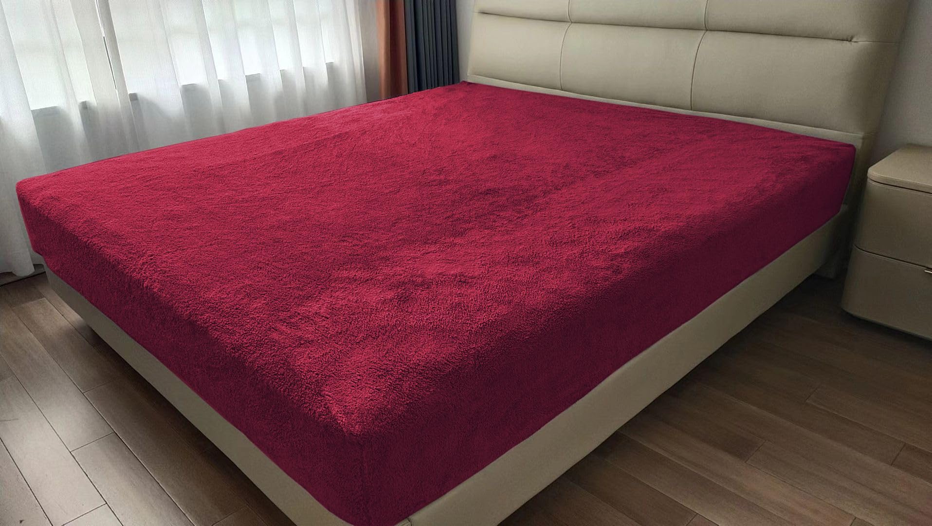 John Aird Red Teddy Fleece (, Pair Of Pillowcases 50Cm X 75Cm)