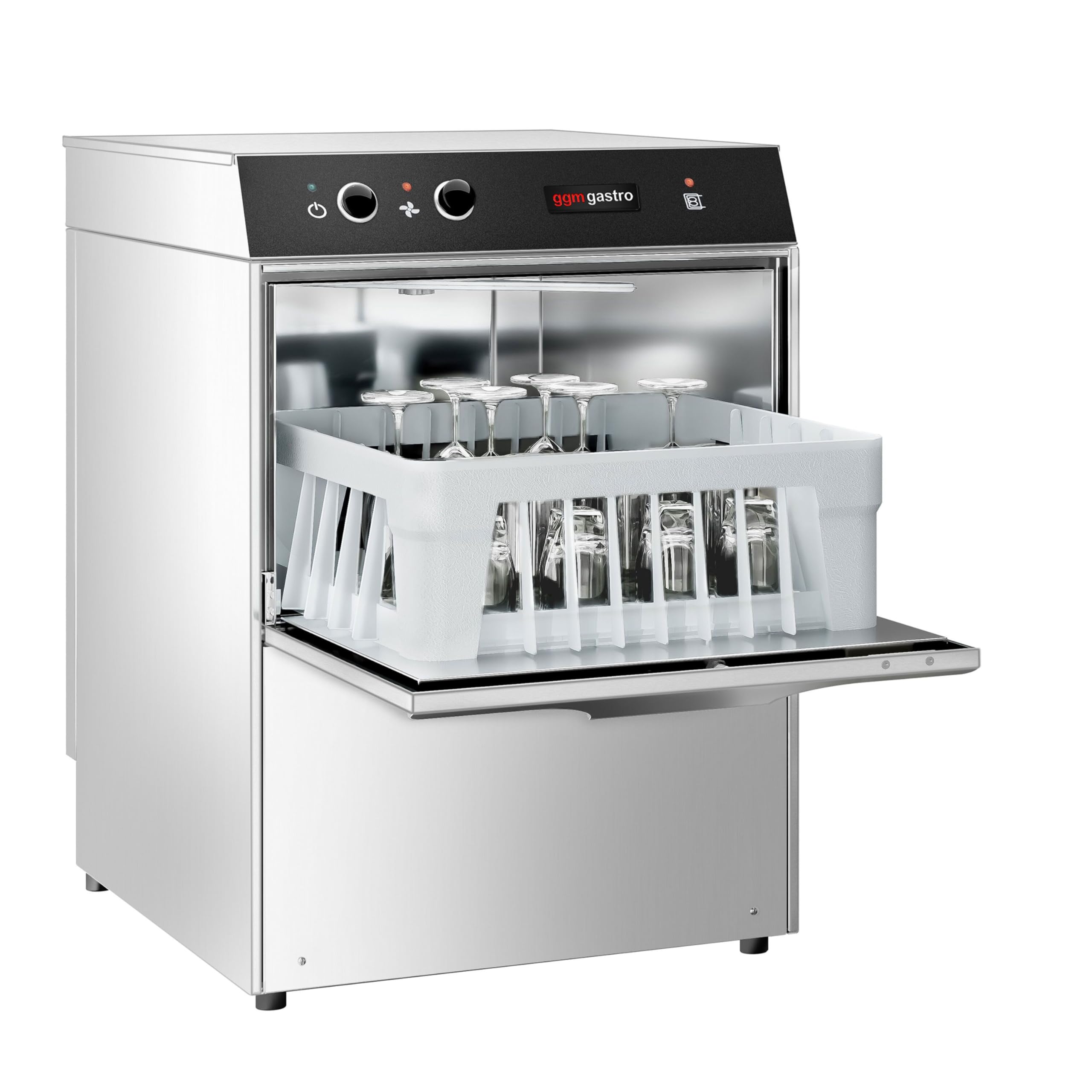 GGM Gastro Mini-Gläserspülmaschine 2,77 kW | doppelwandige Isolierung, gewerbliche Profi-Qualität, einfache Reinigung, langlebiges Doppelfiltersystem, hohe Effizienz