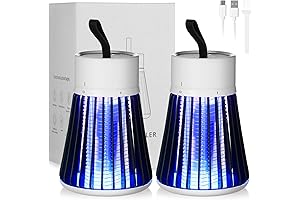 2 Pcs Electric Bug Zapper for Outdoor Camping & Home