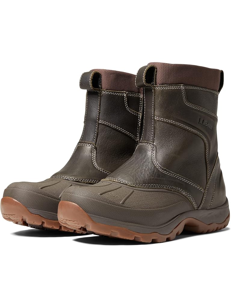 Gray L.L.Bean Storm Chaser Boot 5 Pull-On Zip