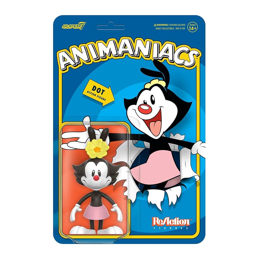 Amazon.com: Super7 Animaniacs Dot Warner - 3.75