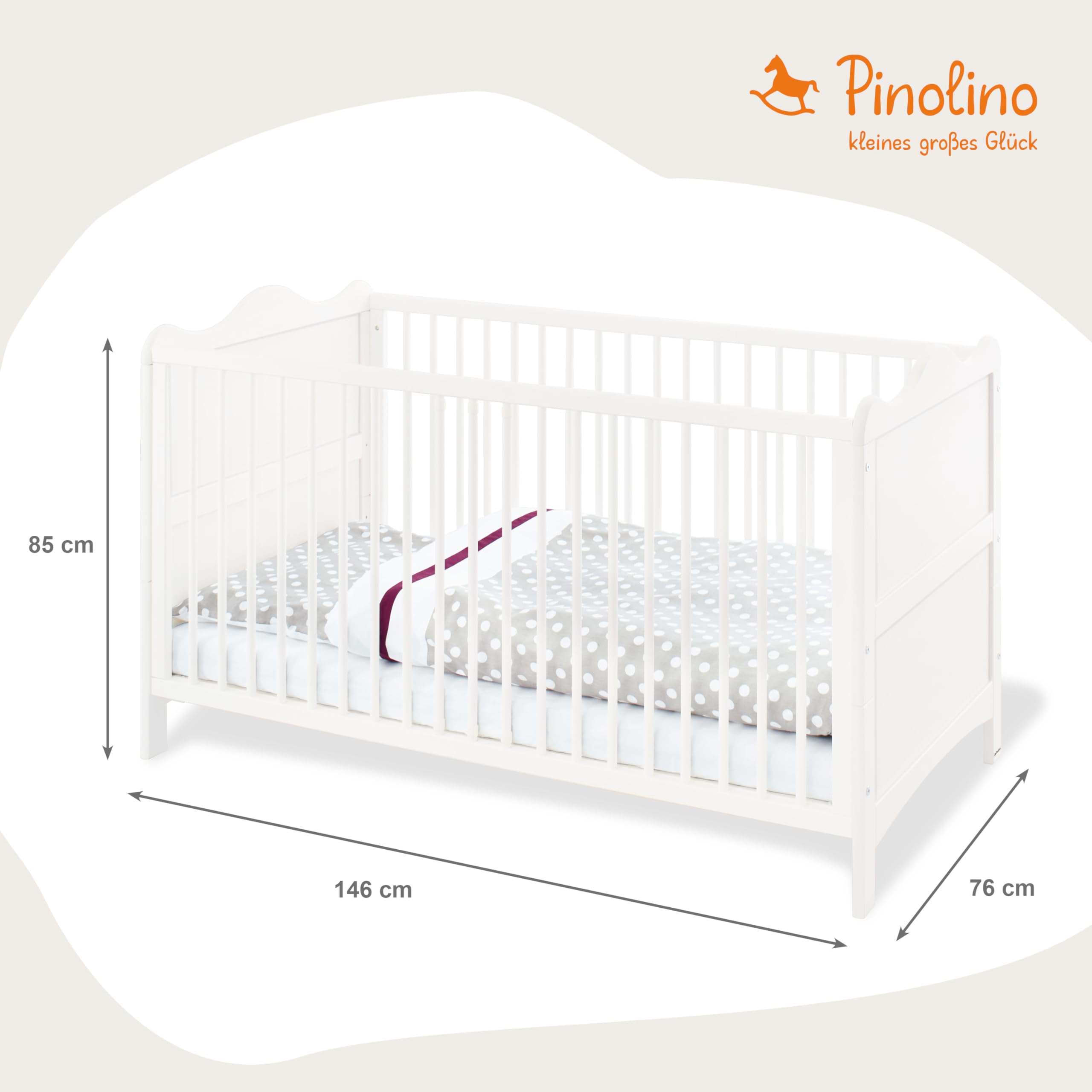 Pinolino Florentina Ensemble Complet pour Chambre d'enfant Blanc