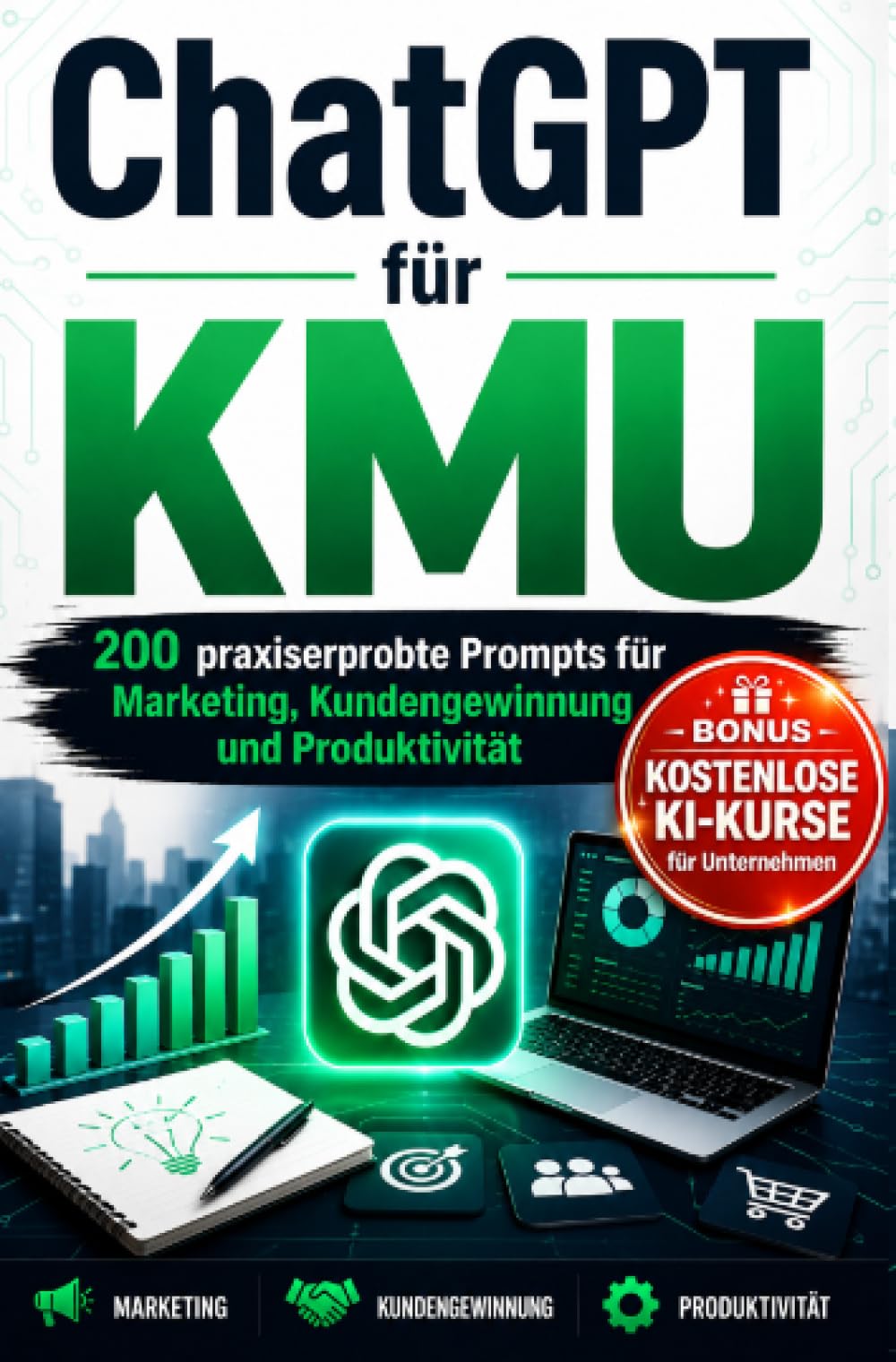 ChatGPT für KMU: 200 praxiserprobte Prompts für Marketing, Kundengewinnung und Produktivität