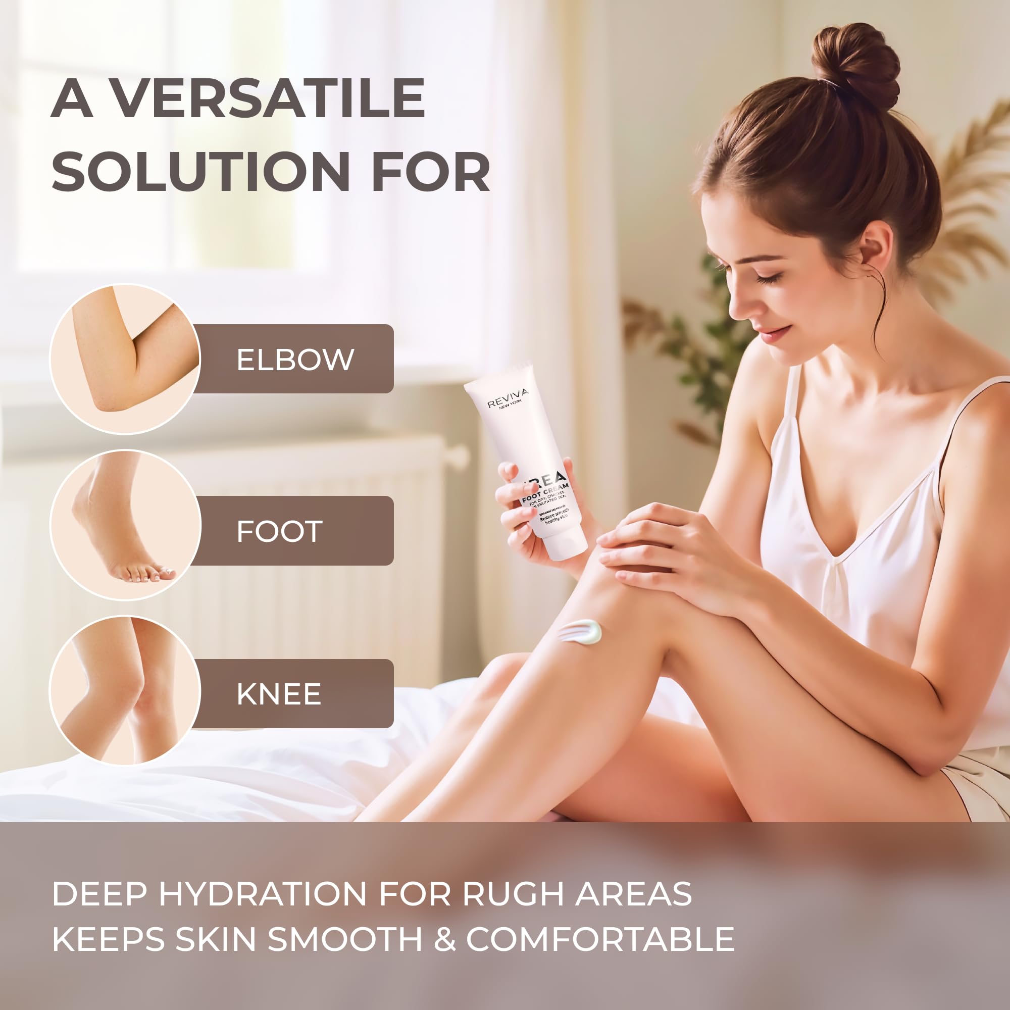 Crema para pies con urea, ácido salicílico y minerales del mar muerto – Crema intensiva para pies secos y agrietados, removedor de callos y suavizante de uñas de los pies – Hidratación profunda y 5