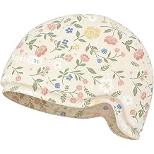 SuzziPad Cooling Cap for Chemo & Migraine, Reusable Soft Solid Gel for 360 Cold Therapy, Chemo Must Have for Women for Head Discomfort Relief, Ditsy Floral Print, Beige