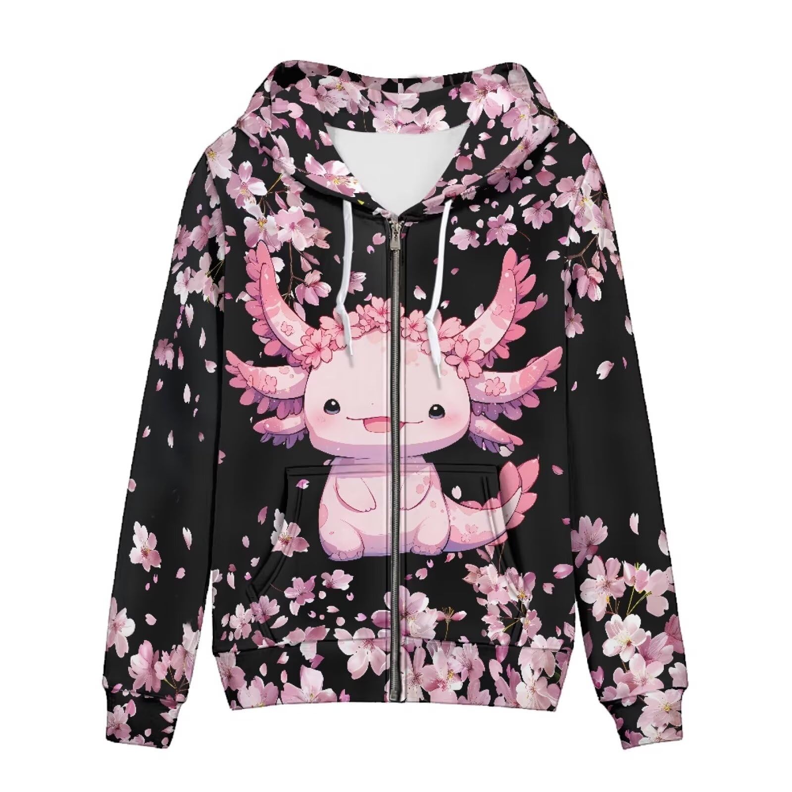 Tongluoye Womens Hoodies Zip Up Lightweight Long Sleeve Thin Hooded Sweathsirt Trendy Jacket