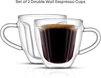 Amazon.com | JoyJolt Disney Mickey Mouse 3D Espresso Cups 5.4oz
