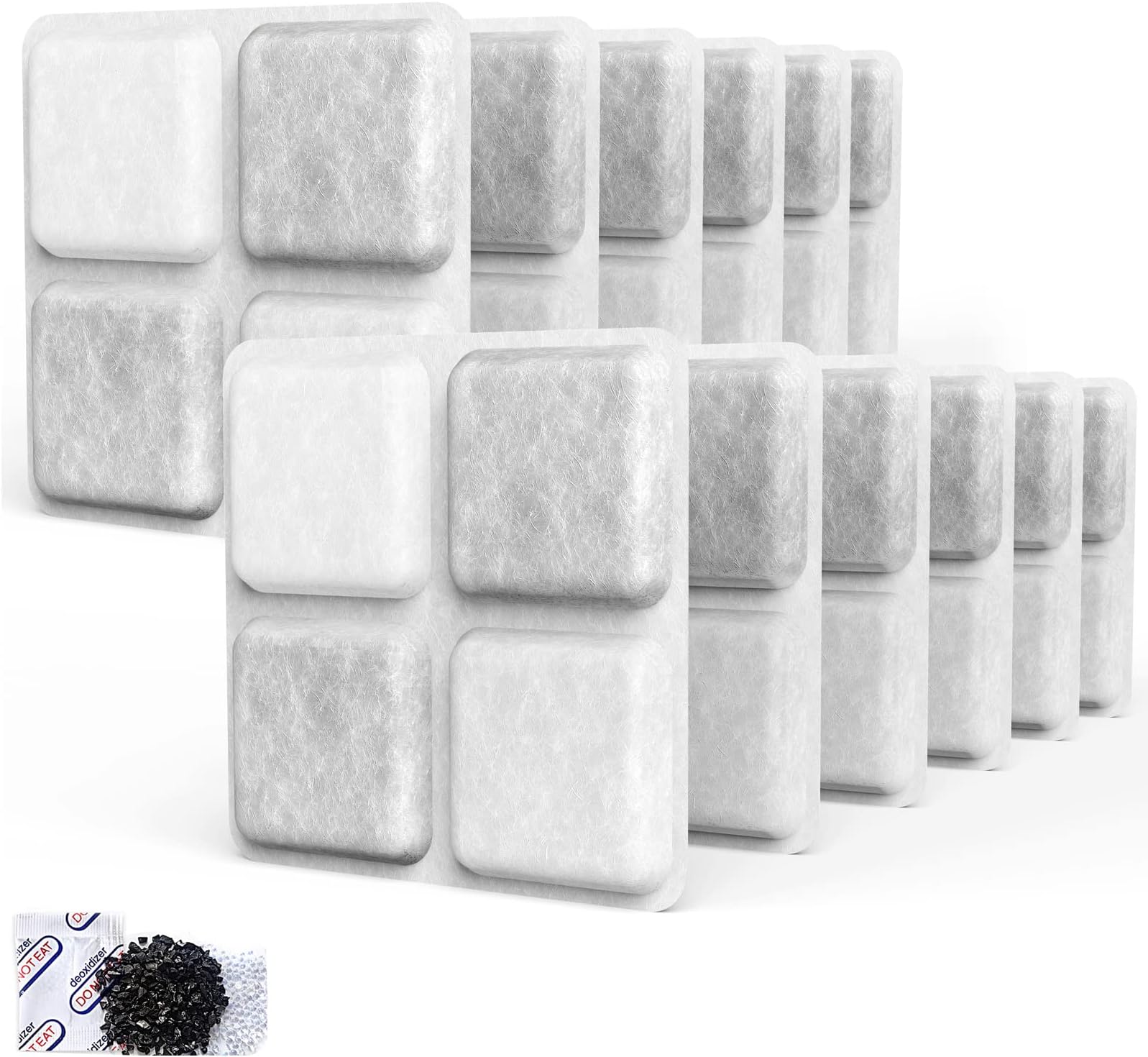 12-Pack Pet Food Desiccant Bag, Compatible with Petlibro Automatic Cat dog Feeders, Keep Pet Food Dry and Fresh