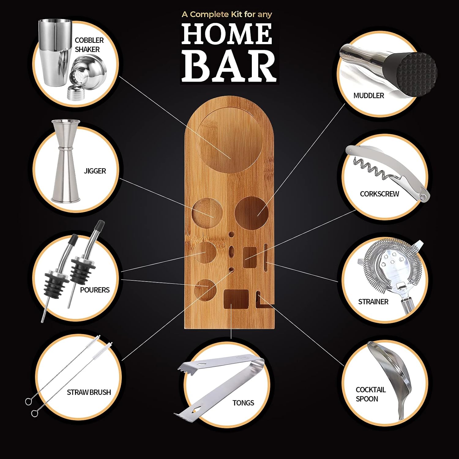 ❤ Crаzу Dеаlѕ Bartender Set Bar Mixing Set - Herda 13Pieces Bartender Tools Drink Shaker Bartending Kit Martini Shaker with Bar Tool Holder for Mixology, Home Bar Kit Cocktail Mixer Gift for Man Lоwеѕt Prісе Bartender Set Bar Mixing Set - Herda 13Pieces Bartender Tools Drink Shaker Bartending Kit Martini Shaker with Bar Tool Holder for Mixology, Home Bar Kit Cocktail Mixer Gift for Man