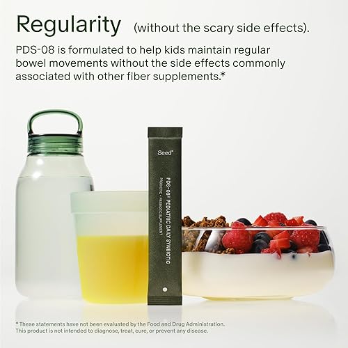 Miniatura 6 de Seed PDS-08 Pediatric Daily Synbiotic  Prebiótico y probiótico a base de fibra para niños  Salud digestiva, regularidad, alivio del estreñimiento