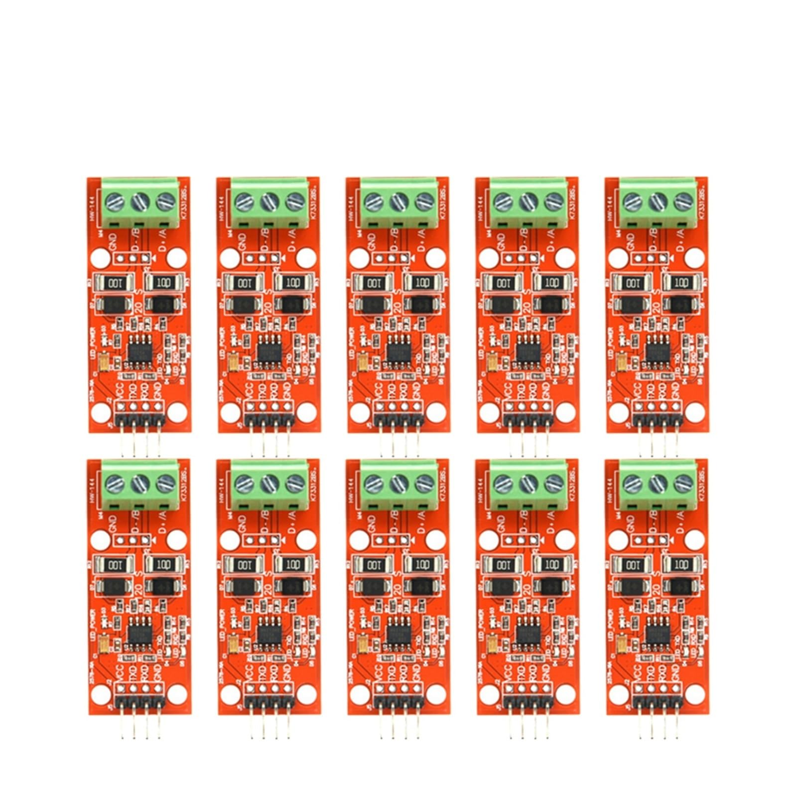MAX-3485 módulo convertidor RS485 verde pack de 10 unidades 8