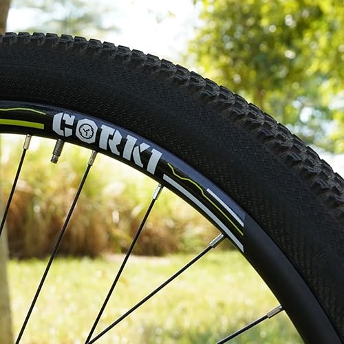 Miniatura 8 de Corki Cycles TOPO - Ruedas para bicicleta de montaña, 26 pulgadas, 27.5 pulgadas, 29 x 1.5-2.6 pulgadas (Eje pasante, freno de disco doble, aleación