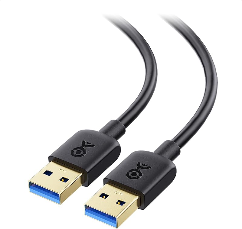 Cable Matters 5Gbps Long USB 3.0 Cable, USB A to A Cable, 15ft, Black | Male to Male, USB A to USB A Cable