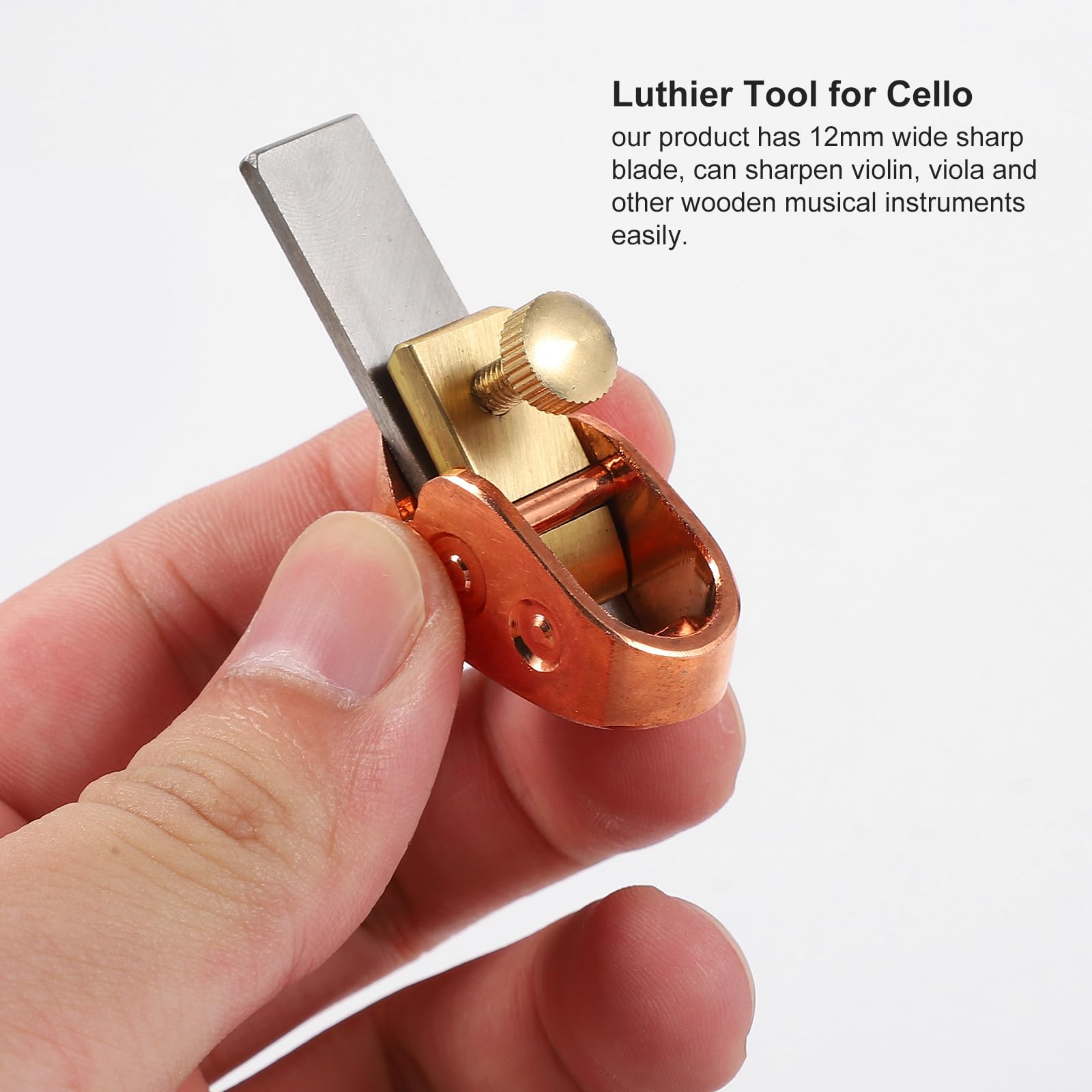 Pialla a Mano per Liuteria Viola, Utensile per Legno Lucido