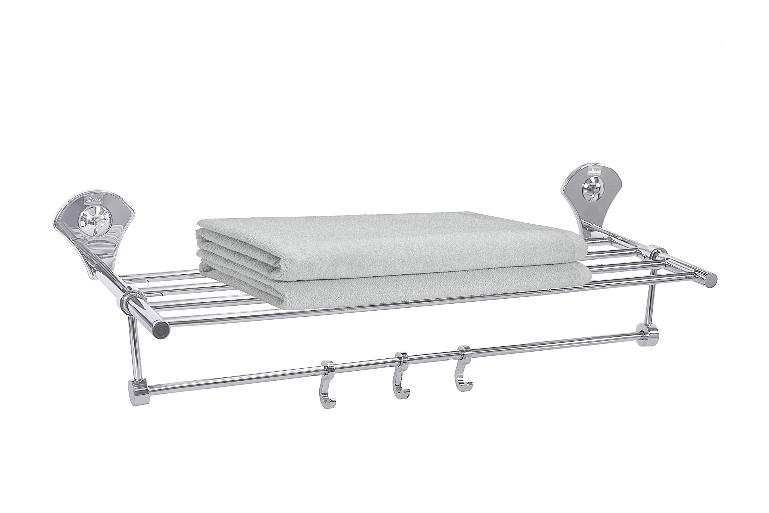 Aquieen Wall Mounted Towel Rack (Grade AISI SS 304) (Fluid) (18 Inch) (B07RWKR7BT) Amazon Price History, Amazon Price Tracker