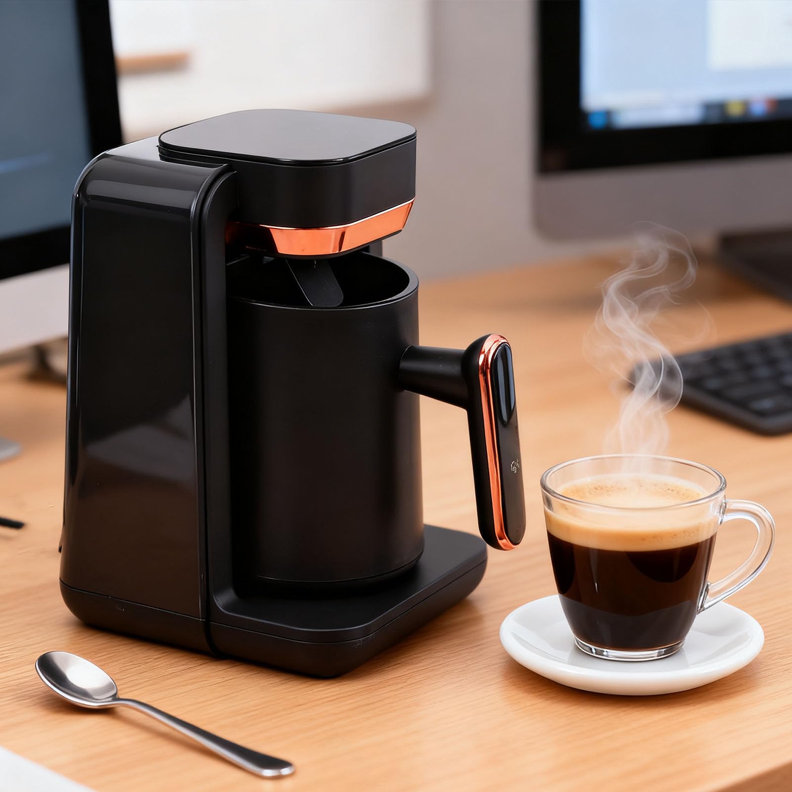 Buachois turca 500 W, máquina de té eléctrica portátil de 1 a 5 tazas