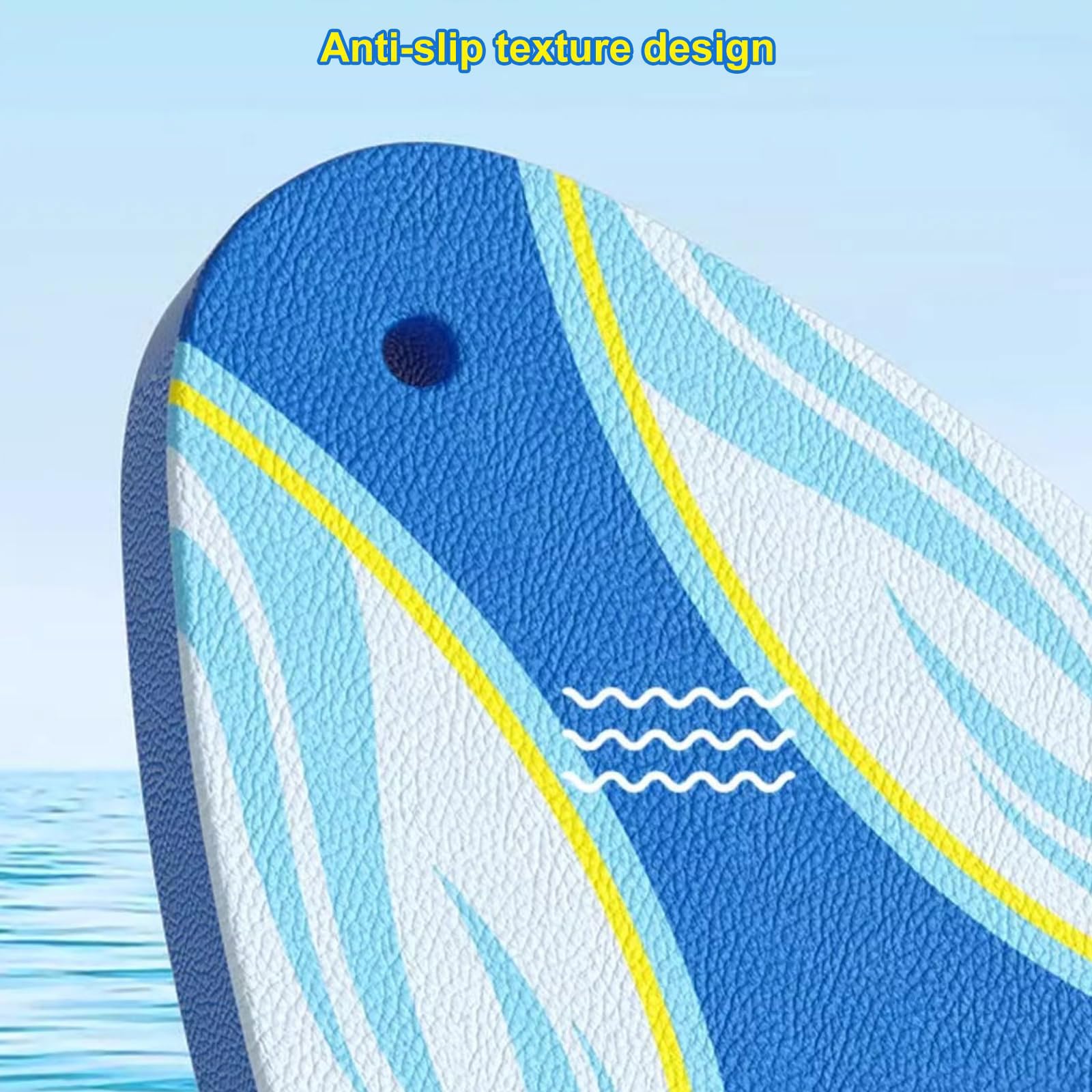 Juego de 2 Tabla Natación Principiantes con Asas Tabla Flotante para Piscina de Espuma EVA en Forma de A Ayuda para aprender a nadar ergonómica para el Entrenamiento y Aprendizaje de la Natación