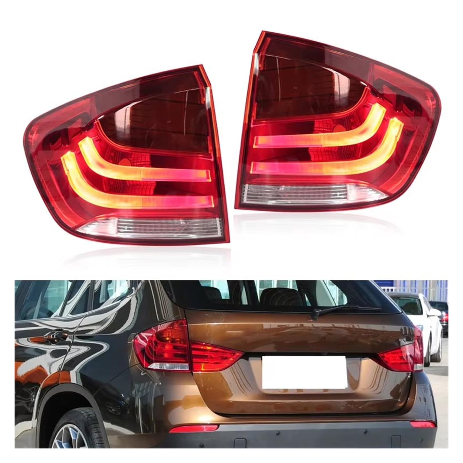 車用テールライト リアランプ DRL ダイナミックシグナルリバースライト