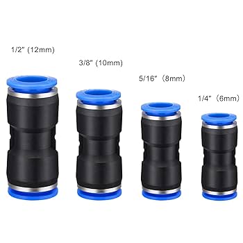 Bwintech 10 Pcs 6mm 90 Degree Elbow Push In Connect Pneumatic Fitting,2 Way Plastic