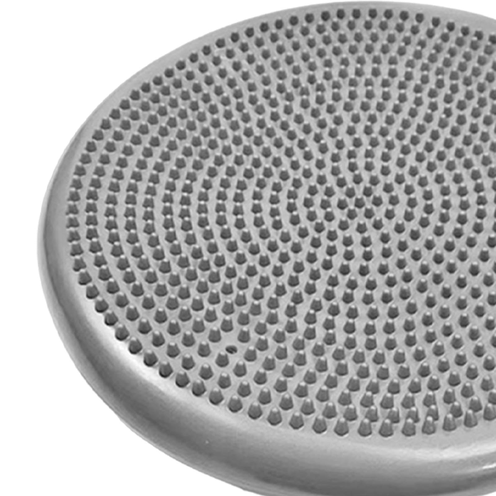 Tapis D'équilibre, Disque D'équilibre Gonflable épais, Coussin Plat pour Hommes, Femmes et Adultes, Fitness, Gris